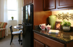 Modern appliances and finish