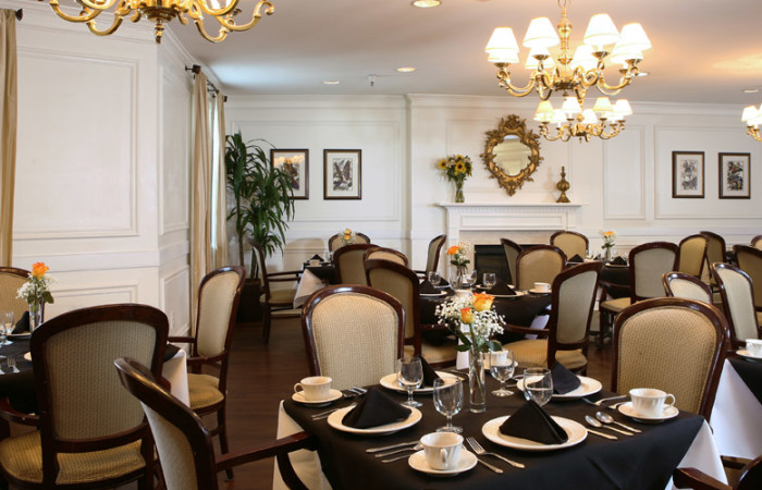 Elegant dining areas
